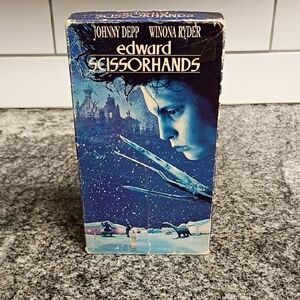 1991 Edward Scissorhands VHS Tape